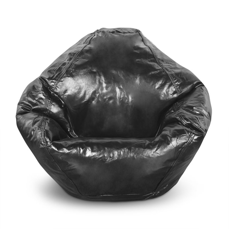 Trule Standard Faux Leather Bean Bag Chair And Lounger And Reviews Wayfair 9381